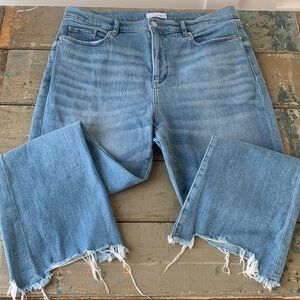 Loft Jeans / high rise kick crop size 12/31